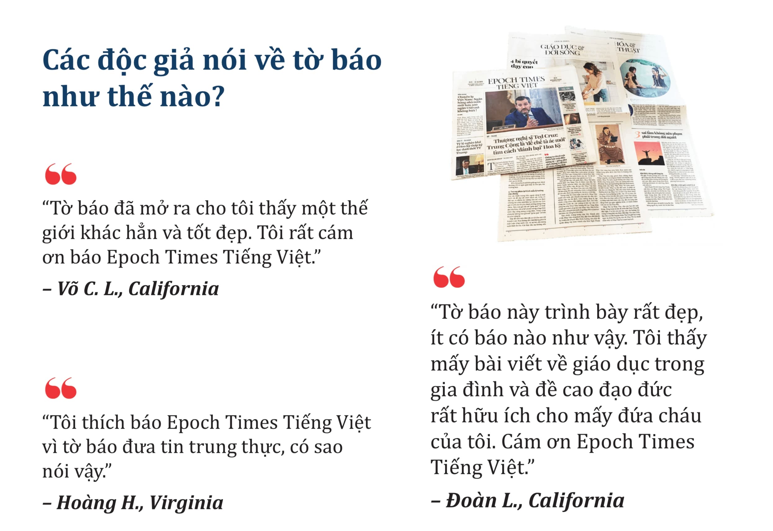 Độc giả phản hồi