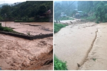 Mưa lớn sạt lở, sụt lún nhiều điểm ở Lào Cai