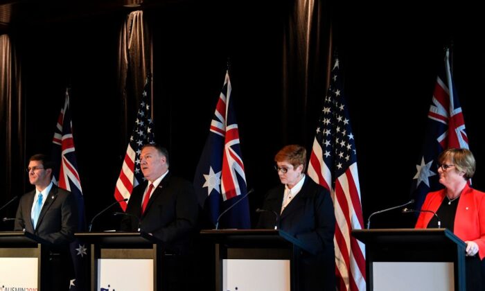 Hoa Kỳ - Úc cam kết tăng cường liên minh chống lại Trung Quốc