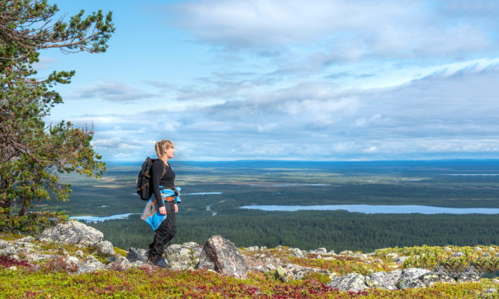 Lapland, Phần Lan, nơi được mệnh danh là “quê hương của ông già Noel”. (Ảnh minh họa: Shutterstock)