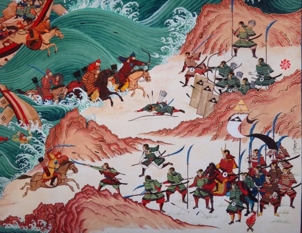 Quân Mông Cổ tràn vào Nhật Bản (Ảnh minh họa)