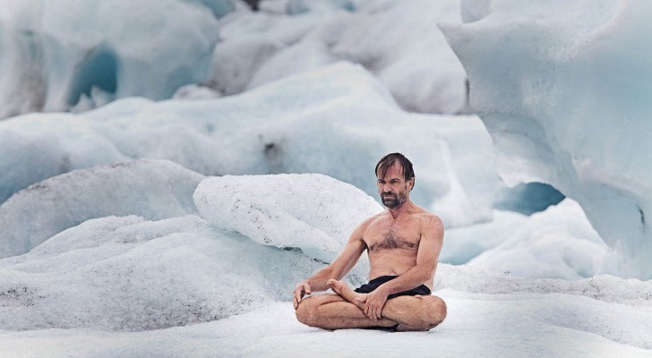 Hành giả yogi Wim Hof có thể ngồi thiền trong băng 2 giờ mà thân nhiệt bên trong không hề thay đổi