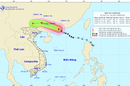 Tin bão số 4 trên Biển Đông