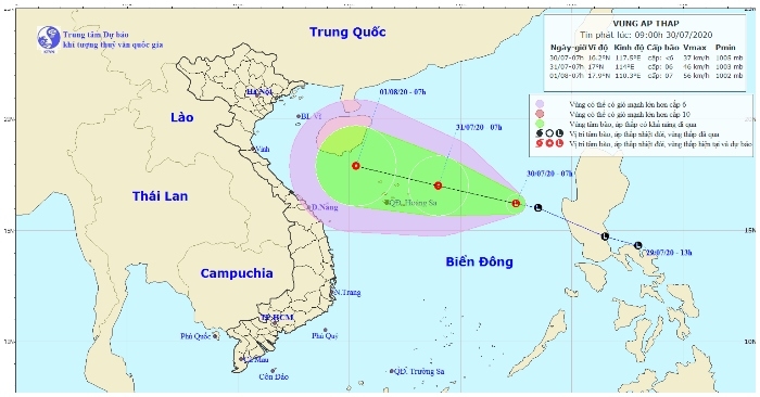Tin áp thấp nhiệt đới trên biển Đông: Khả năng mạnh thành bão