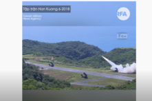 Đài Loan thử tên lửa đáp trả Trung Quốc diễn tập quân sự