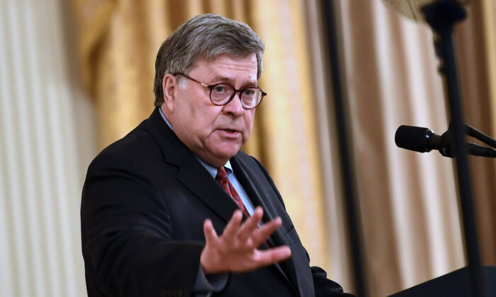 Tổng chưởng lý Barr: Phong tỏa là ‘sự xâm phạm lớn nhất vào các quyền tự do dân sự’