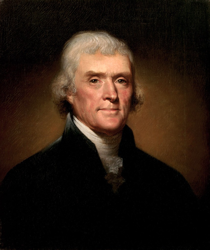 Tổng thống thứ 3 của Mỹ Thomas Jefferson. (Ảnh Flickr)