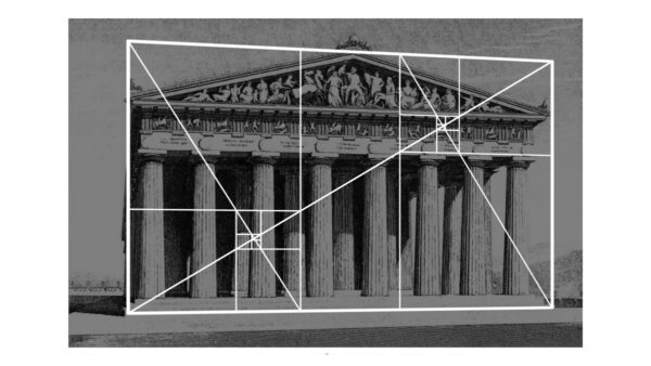 Thiết kế của đền Parthenon cũng dựa vào Hình chữ nhật Vàng. (Ảnh Doug Patt)