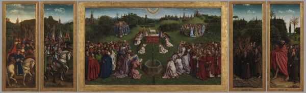 Phục chế kiệt tác ‘Adoration of the Mystic Lamb’ của anh em nhà Van Eyck