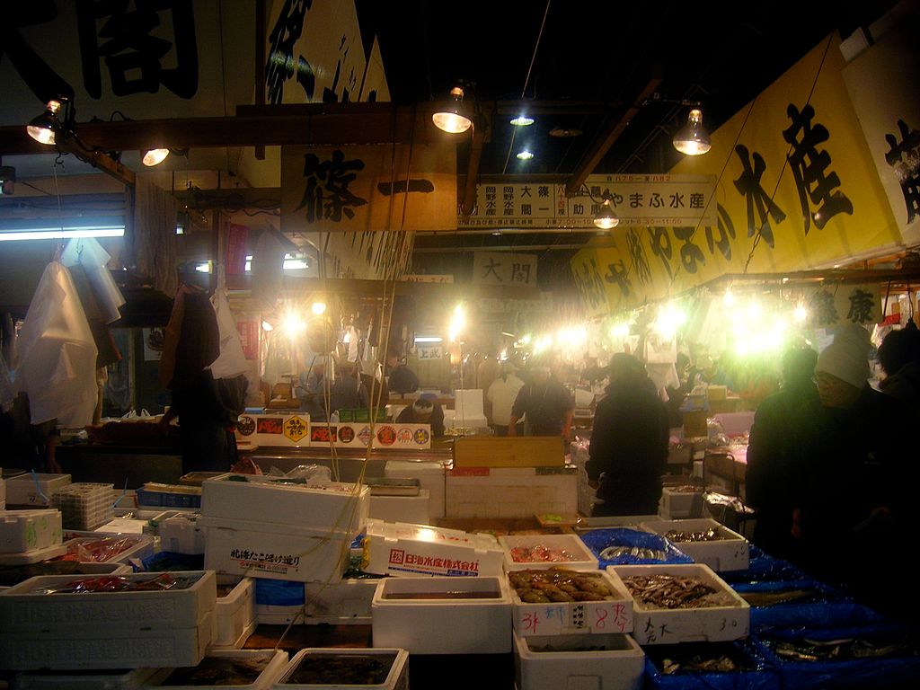 Chợ Cá tại Tokyo - Nhật Bản. (Ảnh FlyingToaster)