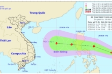 Hai cơn bão đang hình thành hướng vào Biển Đông 