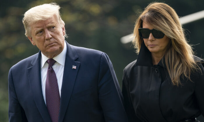 Tổng thống Trump và Đệ nhất phu nhân Melania xét nghiệm dương tính với COVID-19