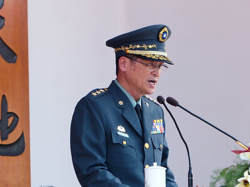 Bộ trưởng Quốc phòng Đài Loan, ông Nghiêm Đức Phát cho biết, Đài Loan không tìm cách tham gia vào một cuộc chạy đua vũ trang với Trung Quốc nhưng cần một năng lực chiến đấu đáng tin cậy. (Ảnh Wikimedia)