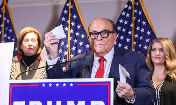 Luật sư Rudy Giuliani - ủy ban bầu cử liên bang mỹ