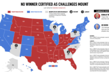 Kết quả bầu cử chưa rõ ràng khi chờ đợi việc kiểm phiếu lại và giải quyết tranh chấp pháp lý