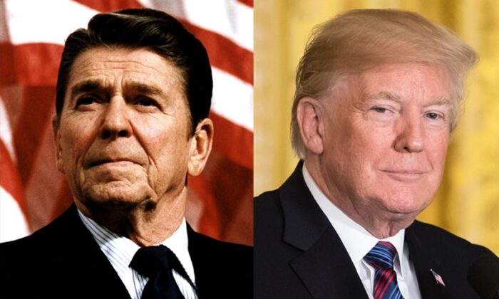 TT Trump và TT Ronald Reagan