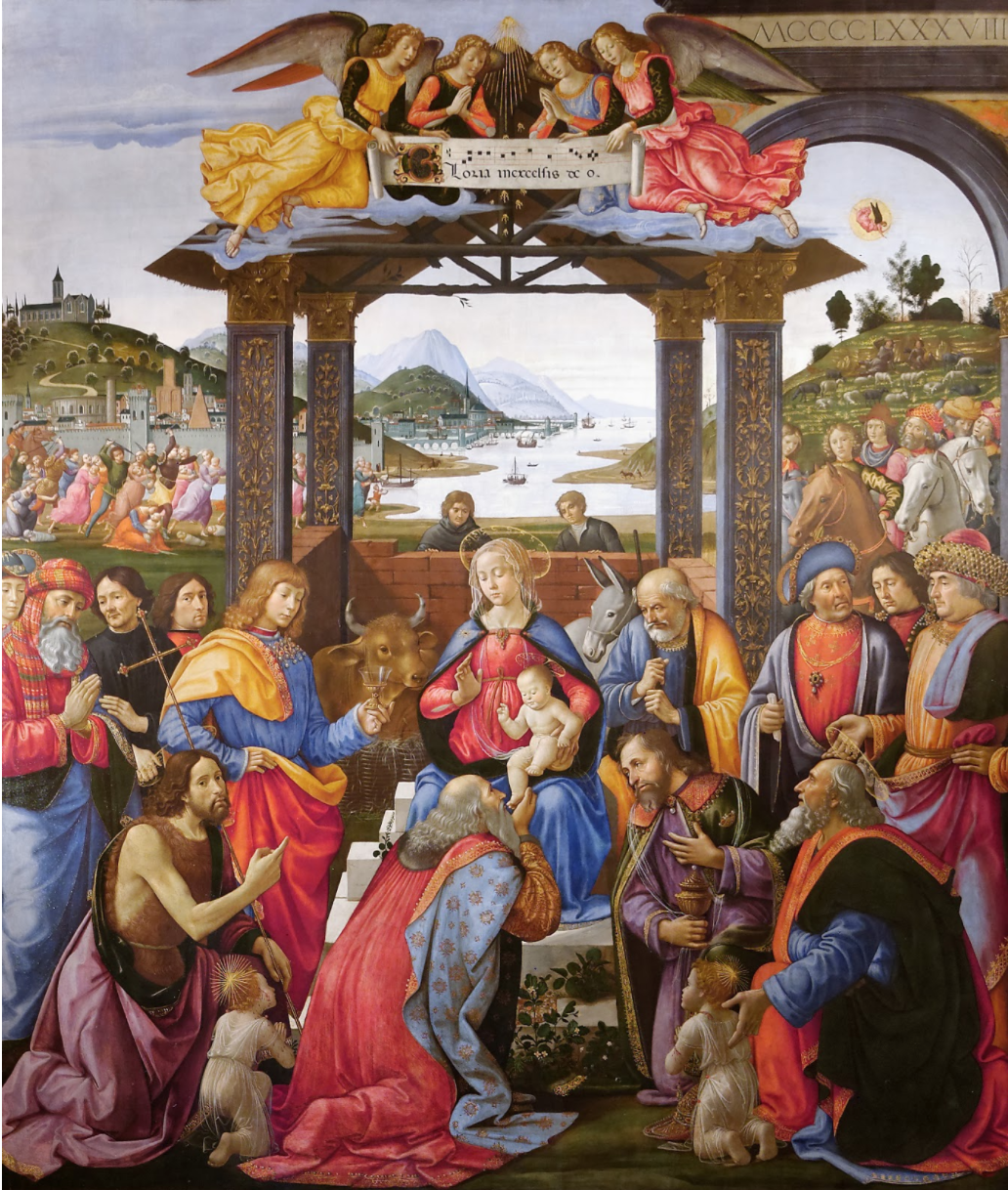 The Innocenti Adoration of the Magi, (1488-1489) - Ảnh wiki