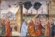 Michaelangelo và ‘người kết vòng hoa’