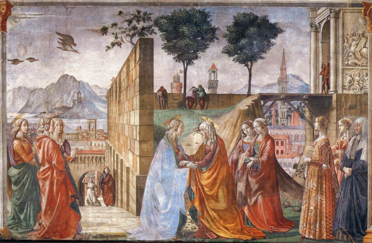 Visitation - Tranh vẽ trên tường (Fresco) - wiki