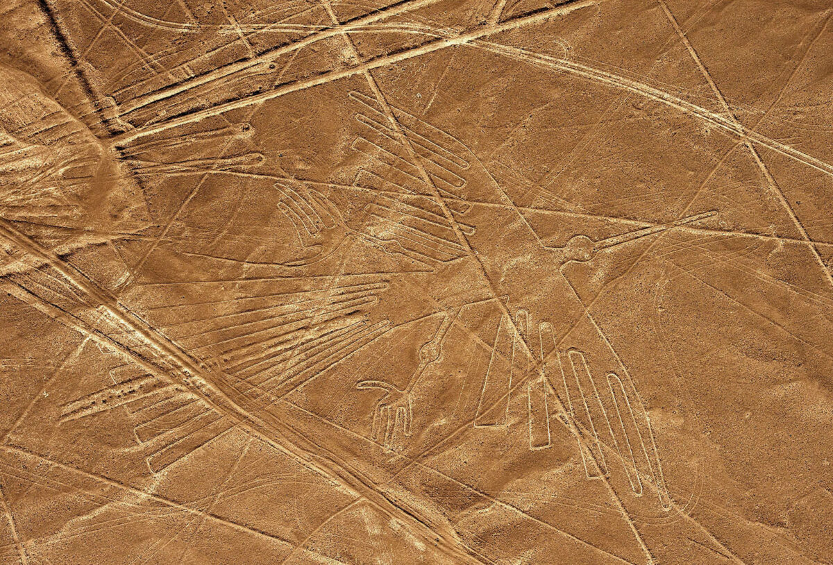 Tìm thấy hình vẽ ‘chú mèo thư giãn’ khổng lồ 2,000 năm tuổi