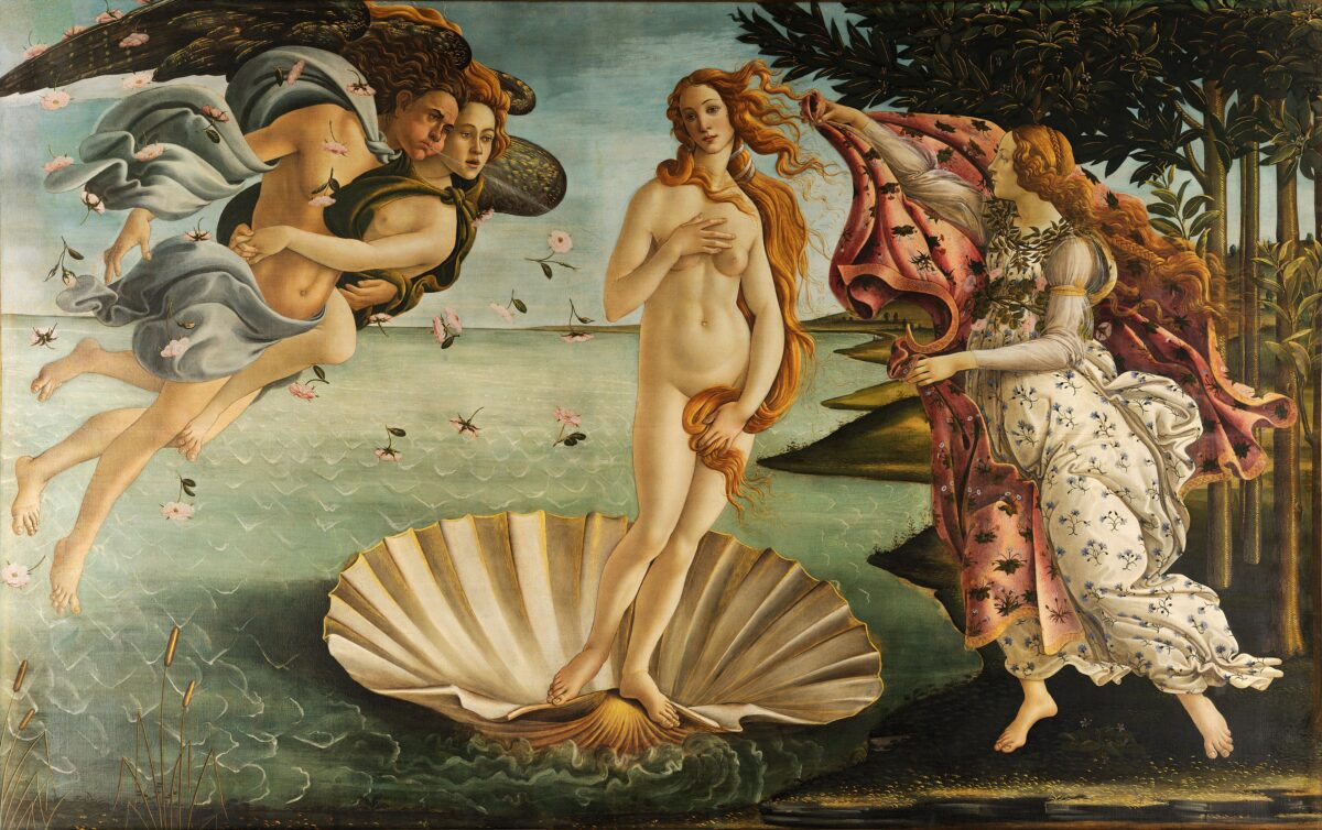 Kiệt tác của Botticelli: ‘Sự ra đời của Thần Vệ Nữ’