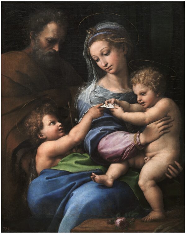 Madonna of the Rose tranh của Raphael