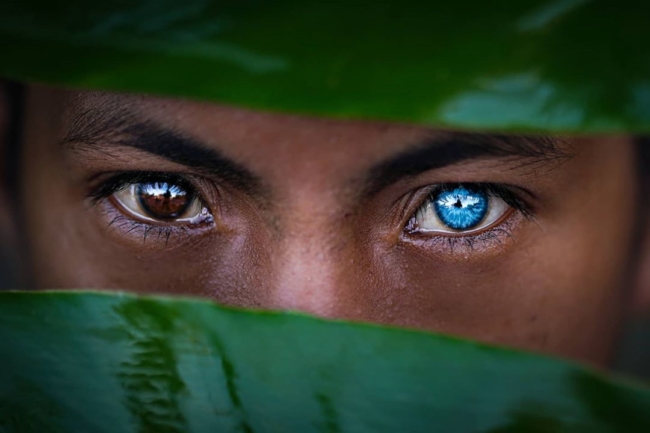 Bộ tộc kỳ lạ ở Indonesia với đôi mắt xanh biếc như màu trời