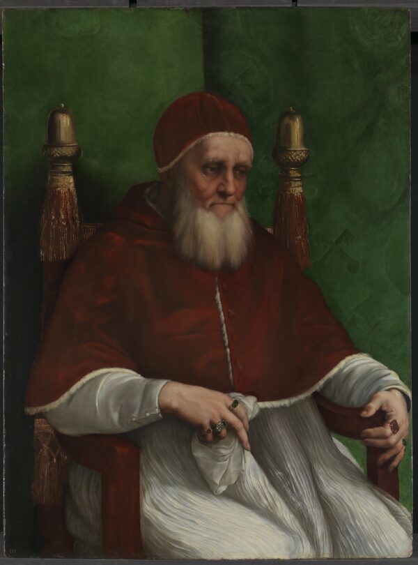 Chân dung Giáo hoàng Julius II tranh của Raphael