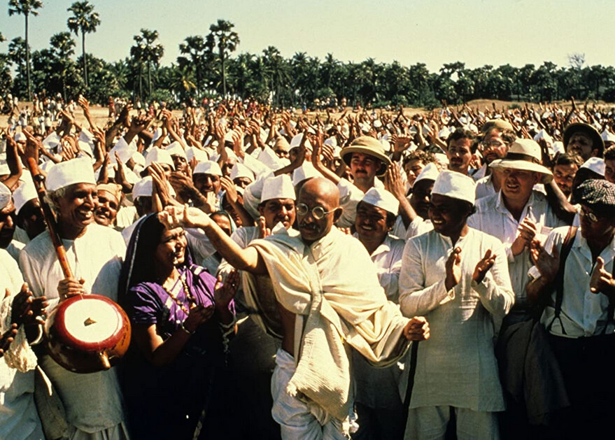 Mahatma Gandhi trong bộ phim Gandhi 1982