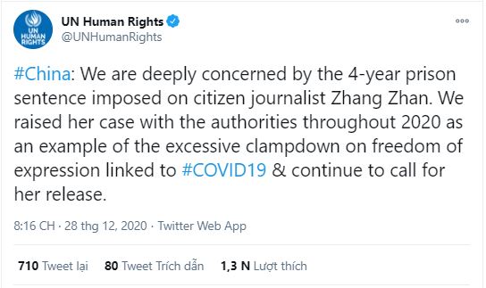 Bắc Kinh bỏ tù nhà báo 