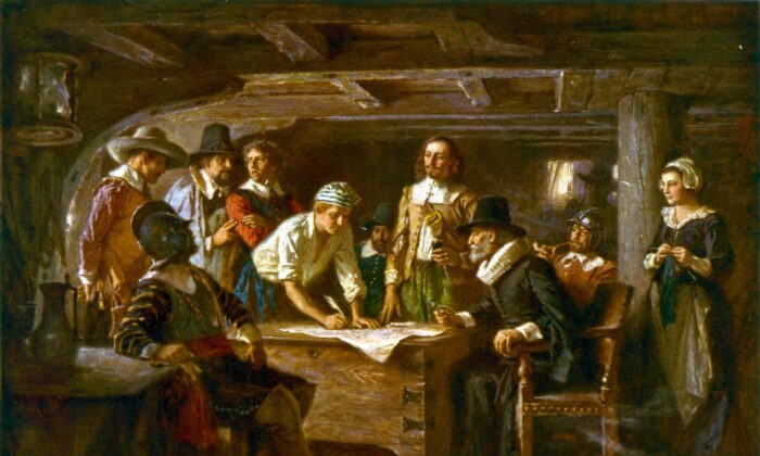 khế ước Mayflower Compact 1620