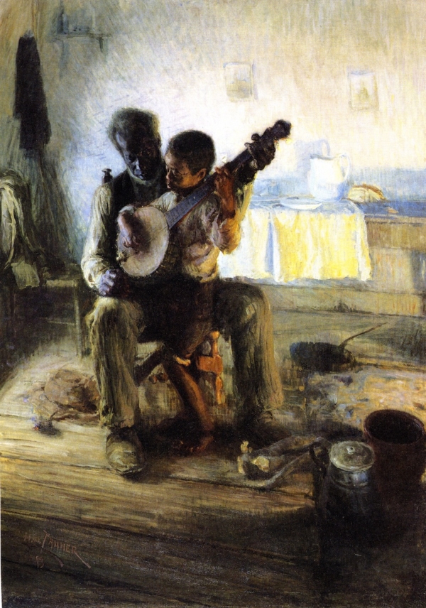 Tình yêu gia đình qua bức họa 'The Banjo Lesson'