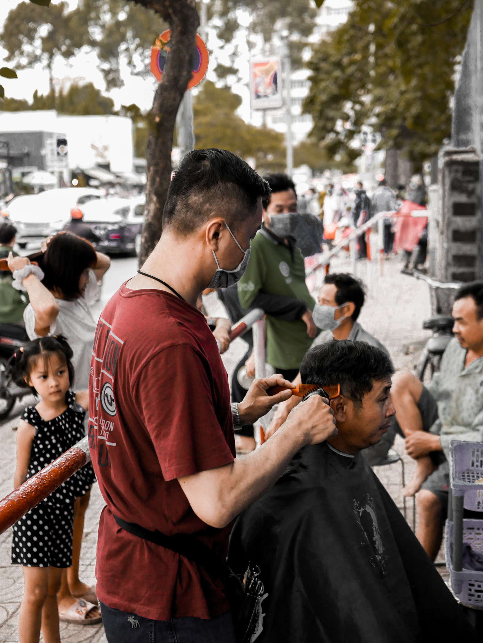 hớt tóc miễn phí ở Sài Gòn