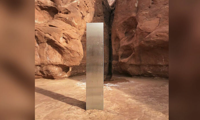 Các nhà nghiên cứu phát hiện ra khối kim loại bí ẩn giữa sa mạc Utah