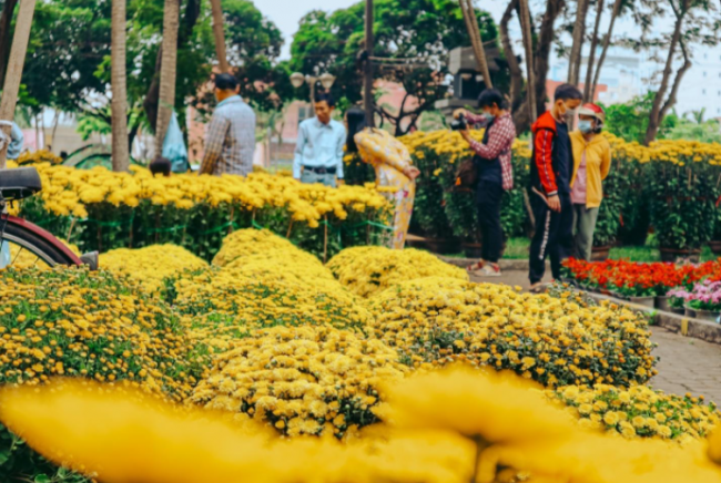 chợ hoa tết