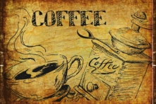 Tách cà phê tường