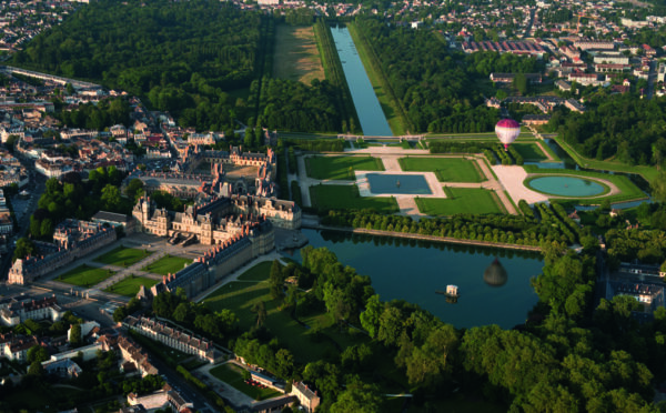 Fontainebleau nhìn từ trên cao 