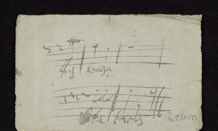 Bản thảo âm nhạc của Beethoven và cảnh giới Thần thánh