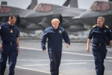 Thủ tướng Johnson: Chuyến hành trình của hàng không mẫu hạm Anh nhằm chỉ cho Trung Quốc thấy luật biển