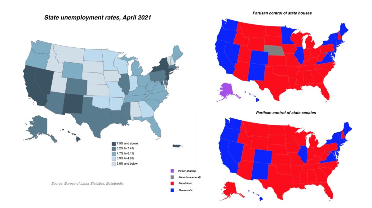 bang có tỷ lệ thất nghiệp thấp nhất