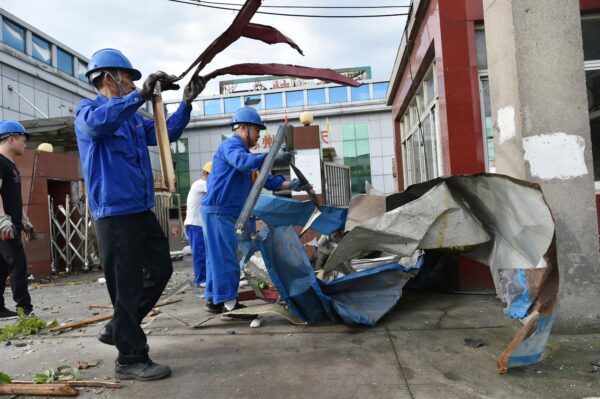 Lốc xoáy liên tiếp ở Trung Quốc