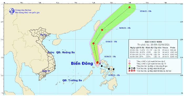 Tin về cơn bão CHOI-WAN