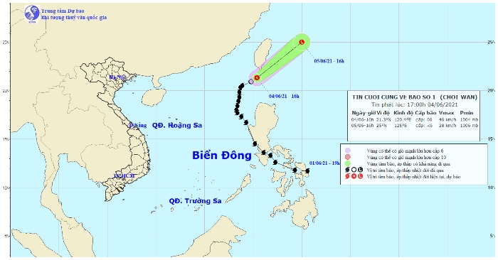 Tin về cơn bão CHOI-WAN: Suy yếu thành áp thấp nhiệt đới, Đài Loan dự báo sẽ có mưa lớn