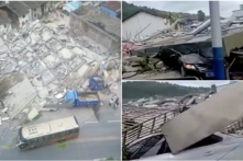 Hồ Nam: Tòa nhà 7 tầng sụp đổ trong tích tắc, truyền thông chỉ báo cáo một cách kín đáo