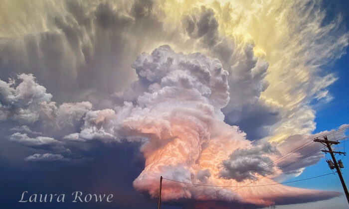 Chùm ảnh lốc xoáy tuyệt đẹp do một nhiếp ảnh gia chụp được giữa hoàng hôn Texas