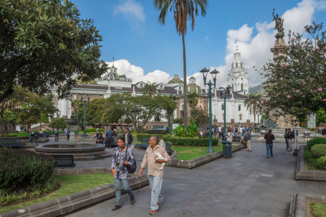 Quảng trường Độc Lập ở Quito