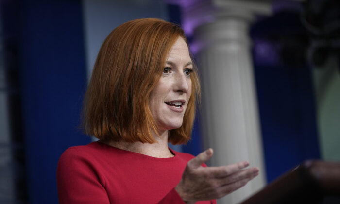Bà Psaki phản hồi lời kêu gọi TT Biden từ chức: ‘Không phải là ngày dành cho chính trị’