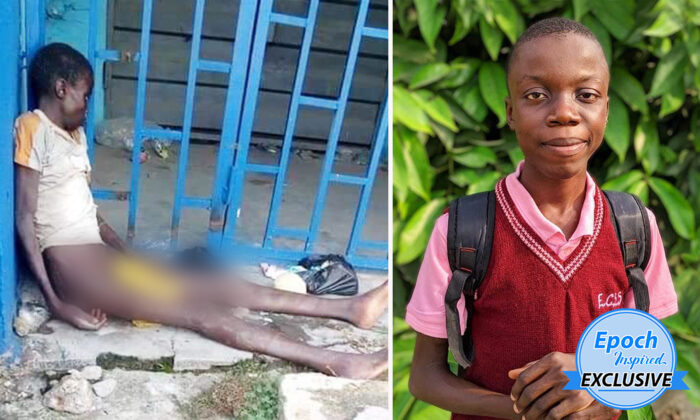 Một cậu bé Nigeria bị bạo hành và bỏ rơi đã may mắn sống sót