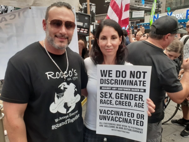 New York: Hàng ngàn người tham gia ‘Cuộc Tuần hành vì Tự do’ để phản đối giấy thông hành vaccine