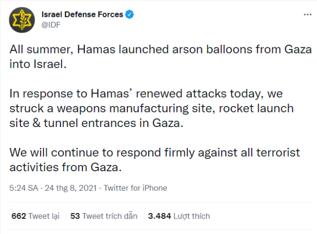 Israel tấn công Hamas